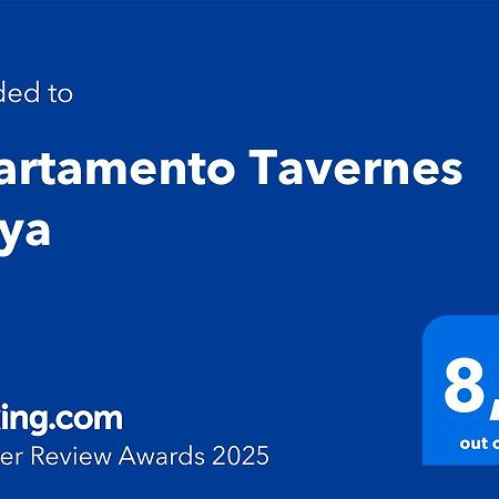 Apartamento Tavernes Playa Tavernes de la Valldigna Kültér fotó